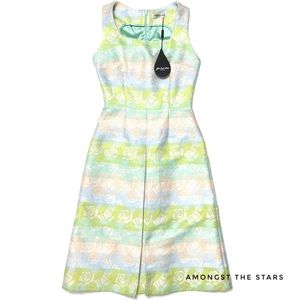 John Paul Ataker Pastel Rose Stripe A-Line Dress